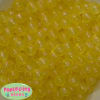 12mm Acrylic Yellow Frost Bubblegum Beads sold by the bead - Image 2 of 0