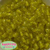 12mm Clear Yellow Glitter Bubblegum Bead - Image 2 of 0