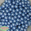 12mm matte baby blue acrylic faux pearl bead sold by the bead - Image 2 of 0