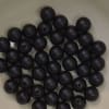 12mm matte Black Acrylic faux pearl bead 2mm - Image 2 of 0