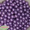 12mm matte lavender acrylic faux pearl bead sold by the bead - Image 2 of 0