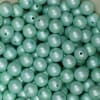 12mm matte mint acrylic faux pearl bead 2mm - Image 2 of 0