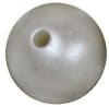 12mm matte white acrylic faux pearl bead sold by the bead - Image 1 of 0