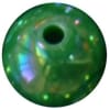 12mm Emerald Green AB Finish Miracle Acrylic Bubblegum Beads - Image 1 of 0