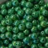 12mm Emerald Green AB Finish Miracle Acrylic Bubblegum Beads - Image 2 of 0