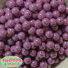 12mm Mauve AB Finish Miracle Acrylic Bubblegum Bead - Image 2 of 0