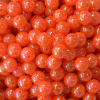 12mm Neon Orange AB Finish Miracle Acrylic Bubblegum Beads - Image 2 of 0