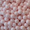 12mm Pale Pink AB Finish Miracle Acrylic Bubblegum Beads - Image 2 of 0