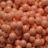 12mm Peach AB Finish Miracle Acrylic Bubblegum Beads - Image 2 of 0