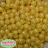 12mm Yellow AB Finish Miracle Acrylic Bubblegum Beads - Image 1 of 0