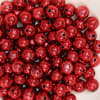 12mm Shiny Red Mirror Bubblegum Beads - Image 2 of 0