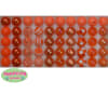 12mm Mixed Style Orange Acrylic Beads sold in packages of 50 beads - Image 2 of 0