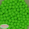 12mm Neon Lime Acrylic Beads Bubblegum Beads sold by the bead - Image 2 of 0