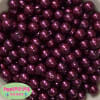 12mm Bulk Burgundy Acrylic Faux Pearls - Image 1 of 0