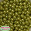12mm Olive Green Faux Pearl Bead - Image 2 of 0