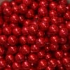 12mm Red Faux Pearl Beads sold in packages of 50 beads - Image 2 of 0