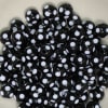 12mm Black Polka Dot Bubblegum Beads sold in packages of 50 beads - Image 2 of 0