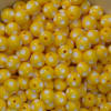 12mm Yellow Polka Dot Bubblegum Beads sold in packages of 50 beads - Image 2 of 0