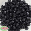 12mm Black Rhinestone Bubblegum Beads - Image 2 of 0