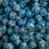 12mm  Frost  Confetti Rhinestone Bubblegum Beads - Image 2 of 0