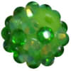 12mm Green Confetti Rhinestone Bubblegum Beads - Image 1 of 0