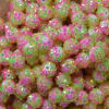 12mm spring Confetti Rhinestone Bubblegum Beads - Image 2 of 0