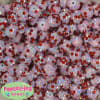 12mm Valentine Confetti Rhinestone Bubblegum Bead - Image 2 of 0