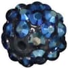 12mm Navy Blue Rhinestone Bubblegum Beads - Image 1 of 0