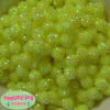 12mm Neon Yellow Rhinestone Bubblegum Beads - Image 2 of 0