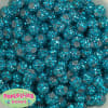 12mm Turquoise Rhinestone Bubblegum Beads - Image 1 of 0