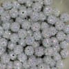 12mm White Rhinestone Bubblegum Beads - Image 2 of 0
