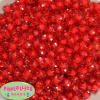 12mm Clear Red Star Shaped Beads 40pc - Image 1 of 0