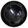 12mm Black Solid Acrylic Bubblegum Beads - Image 1 of 0