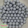 12mm Light Gray Acrylic Bubblegum Beads - Image 2 of 0