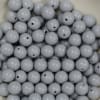 12mm Gray Acrylic Bubblegum Beads Bulk - Image 2 of 0
