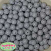 12mm Light Gray Acrylic Bubblegum Beads - Image 1 of 0