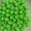 12mm Lime Green Acrylic Bubblegum Beads - Image 2 of 0