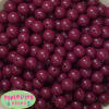 12mm Maroon Acrylic Bubblegum Beads - Image 2 of 0