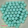 12mm Mint Acrylic Bubblegum Beads Bulk - Image 1 of 0