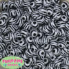 12mm Zebra Print  Resin Bubblegum Beads - Image 1 of 0