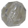 14mm Clear Faceted Acrylic Bubblegum Bead - Image 1 of 0