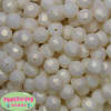 14mm Cream Faceted Acrylic Bubblegum Beads - Image 1 of 0