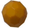 14mm Gold Faceted Acrylic Bubblegum Beads - Image 1 of 0