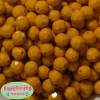 14mm Gold Faceted Acrylic Bubblegum Beads - Image 1 of 0