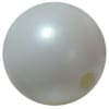 14mm Matte White Faux Pearl Bubblegum Beads - Image 1 of 0