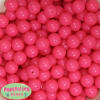 14mm Neon Hot Pink Bubblegum Beads - Image 2 of 0