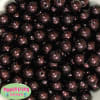 14mm Cocoa Brown Faux Pearl Bubblegum Beads - Image 1 of 0