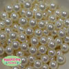 14mm Cream Faux Pearl Bubblegum Beads - Image 1 of 0