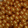 14mm Gold Faux Pearl Bubblegum Beads - Image 2 of 0