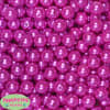 14mm Rose Pink Faux Pearl Bubblegum Beads - Image 1 of 0